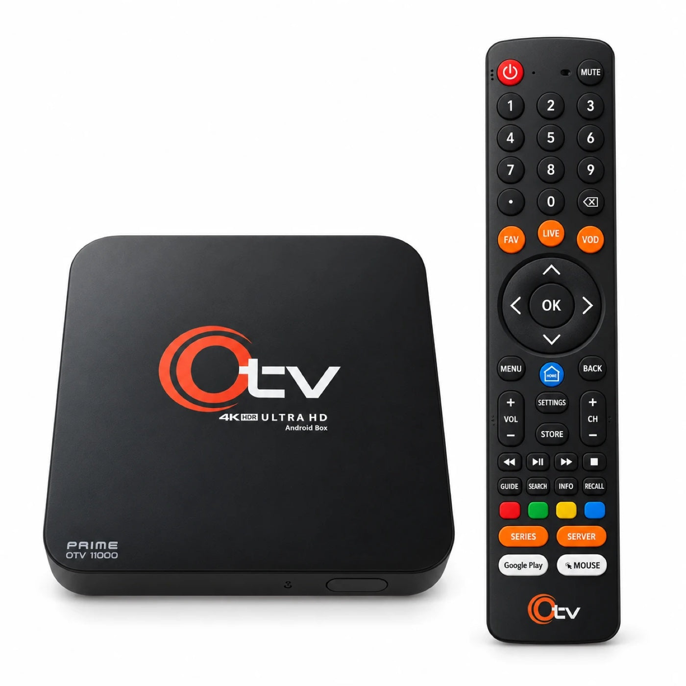 OTV Prime 11000 box and Bluetooth remote